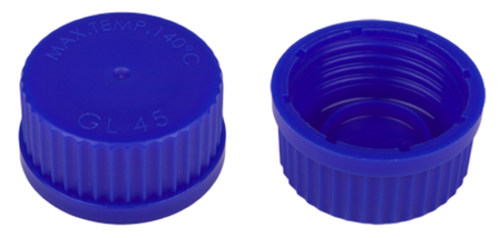 Screw Cap PP GL 45 Blue (closed)